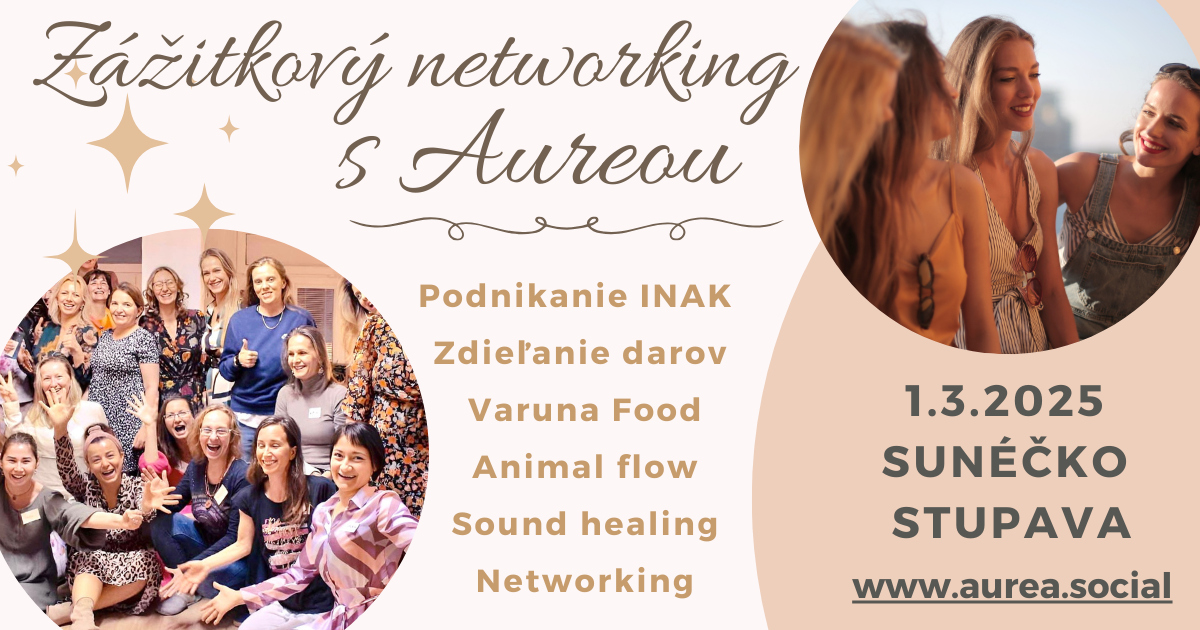 ZÁŽITKOVÝ NETWORKING S AUREOU | Vstupenka